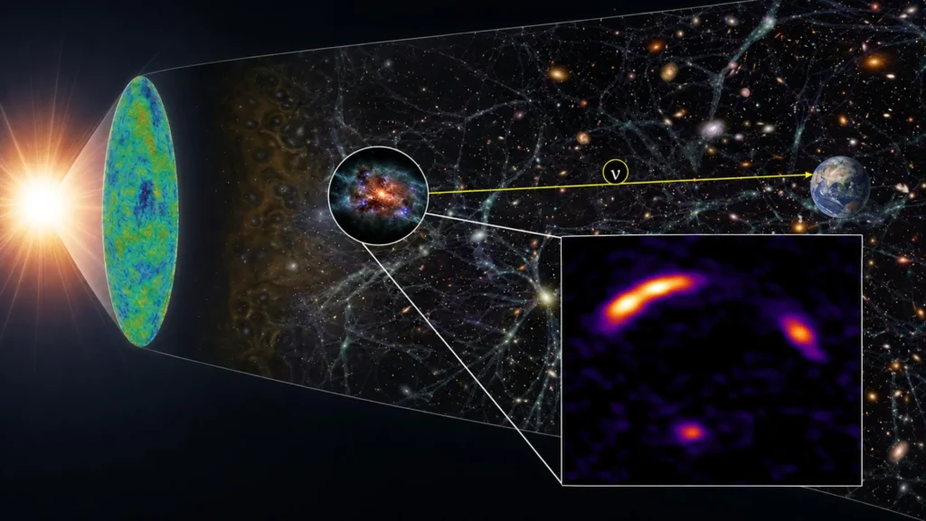 Scientists expected a black hole but found a neutrino factory powered by stars