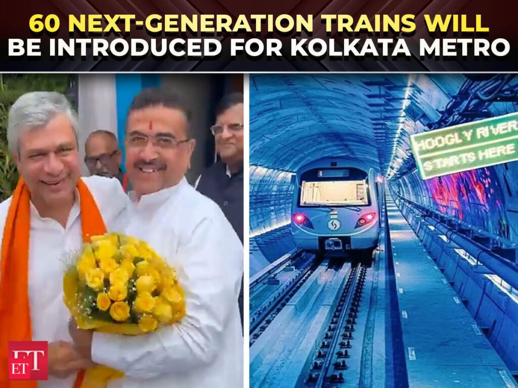 Sixty next-generation trains to be introduced for Kolkata Metro in 5 years: Ashwini Vaishnaw – The Economic Times Video