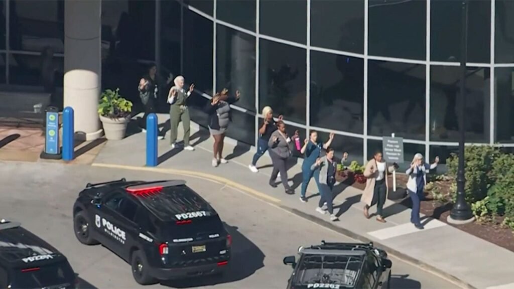 Two people shot at Wilmington Hospital in Delaware as police search for suspect