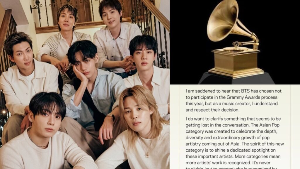 “Misses the point entirely” – Fans criticize Grammy CEO Harvey Mason Jr’s statement after BTS opts out of 2027 Grammy consideration