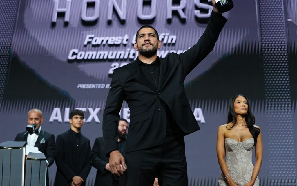 Alex Pereira shares heartfelt message after receiving the UFC’s 2026 Forrest Griffin Community Award