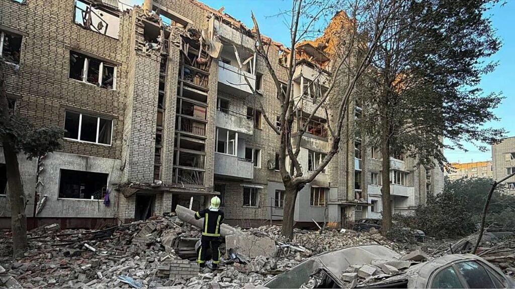 Zelenskyy warns of missile defence shortage after Russian strikes kill eight in Ukraine