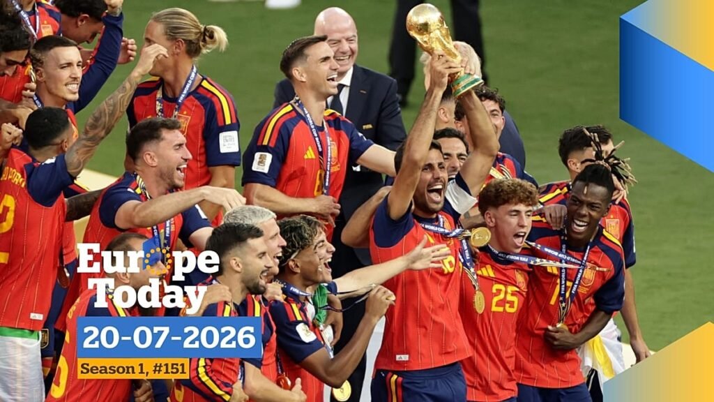 Europe Today: Spain crowned World Cup champions as US strikes in Iran continue