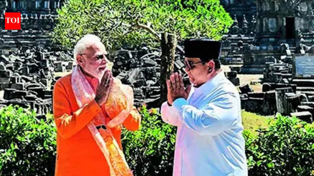 Modi, Prabowo inaugurate temple restoration project | India News