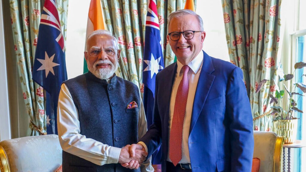 Modi, Albanese rally for peace amid West Asia flare-up and China missile test | India News