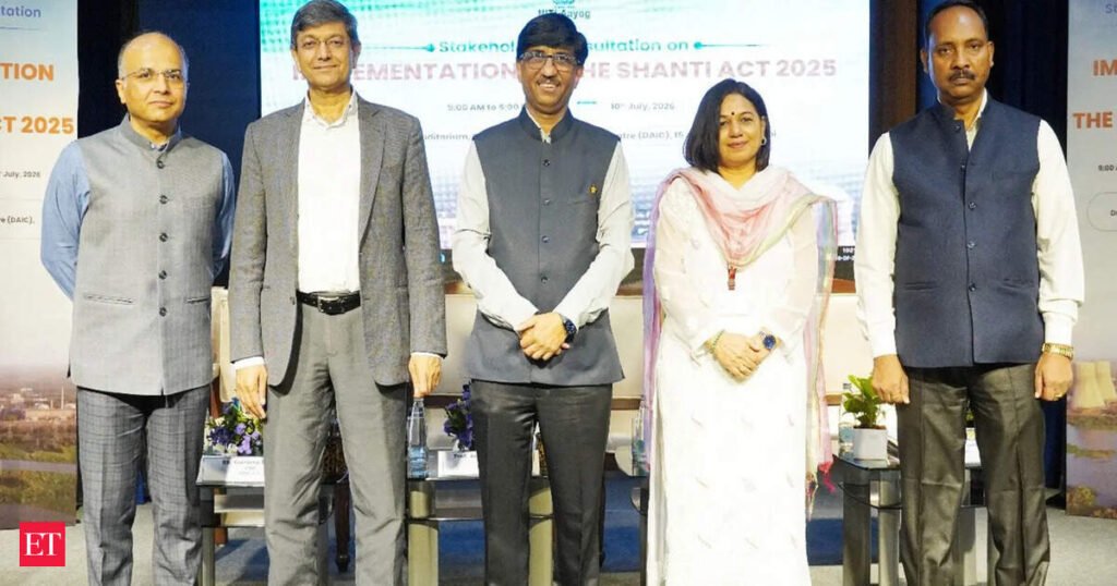 NITI Aayog convenes stakeholder consultation on implementation of SHANTI Act 2025