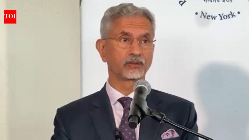 India launches UNSC campaign for 2028-29 term, Jaishankar unveils ‘SHANTI’ vision | India News