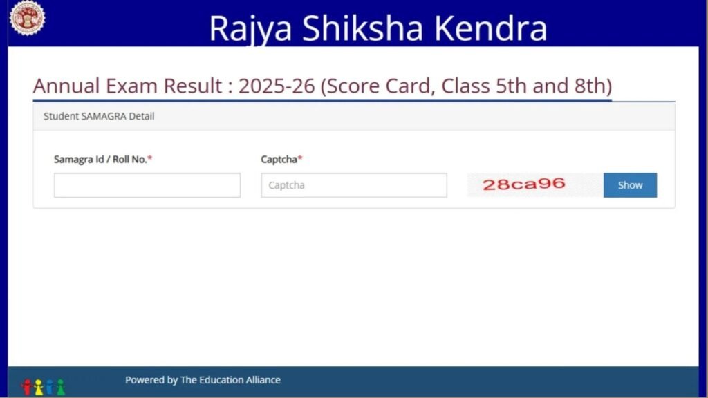 How to Check RSKMP Supplementary Class 5 and 8 Results Online At rskmp.in