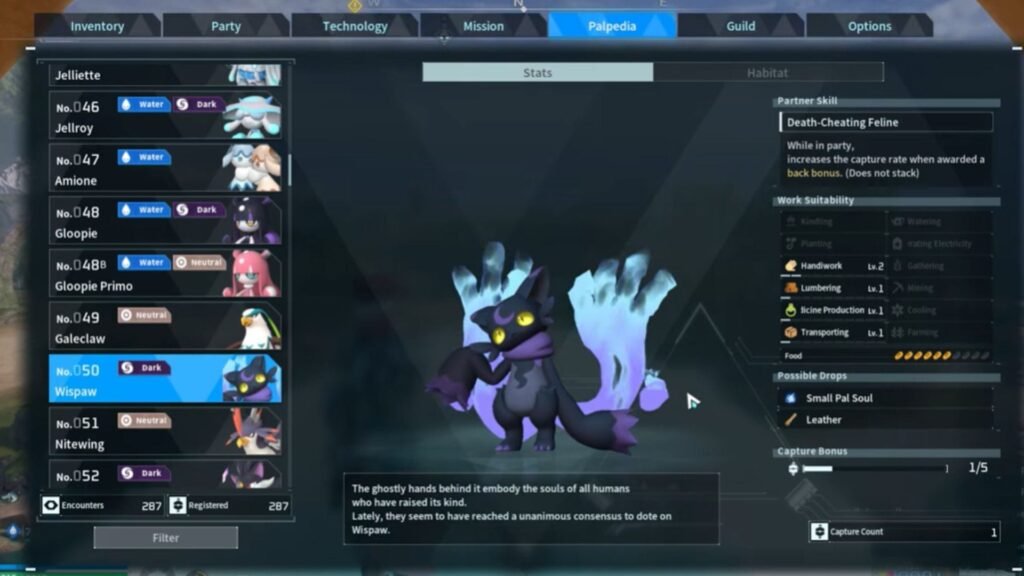 Best Wispaw build in Palworld 1.0