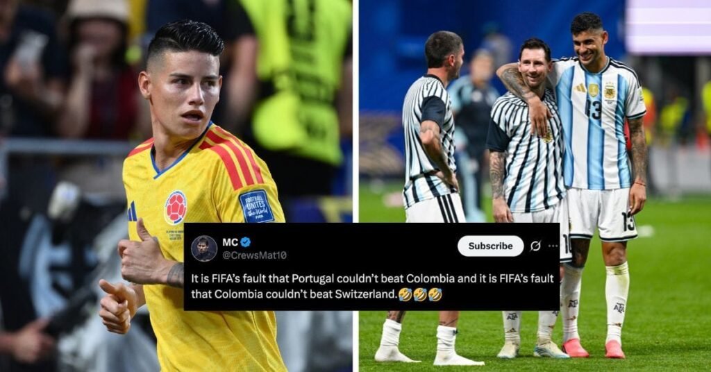 “Congratulations Argentina” , “It’s FIFA’s fault”