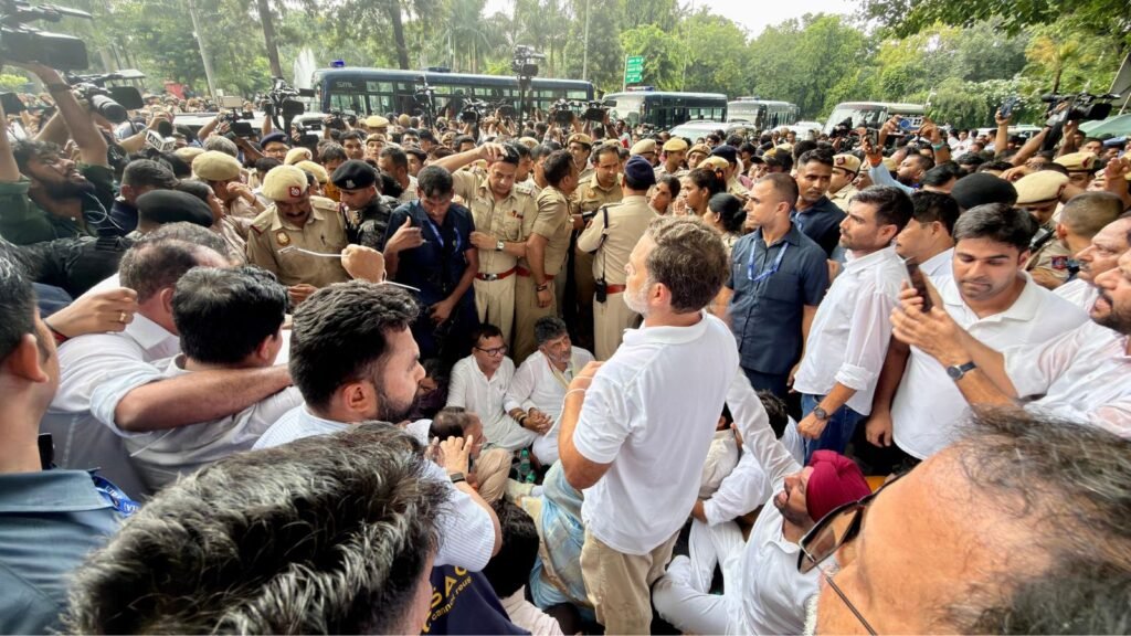 How Rahul Gandhi pulled off his secret planned protest at PM’s residence | India News