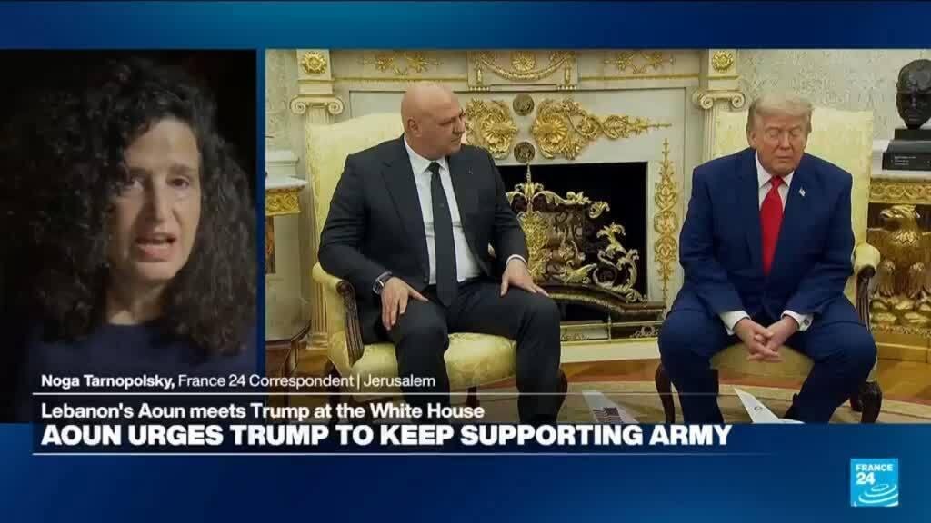 Lebanon's president urges Trump to 'keep supporting' its army
