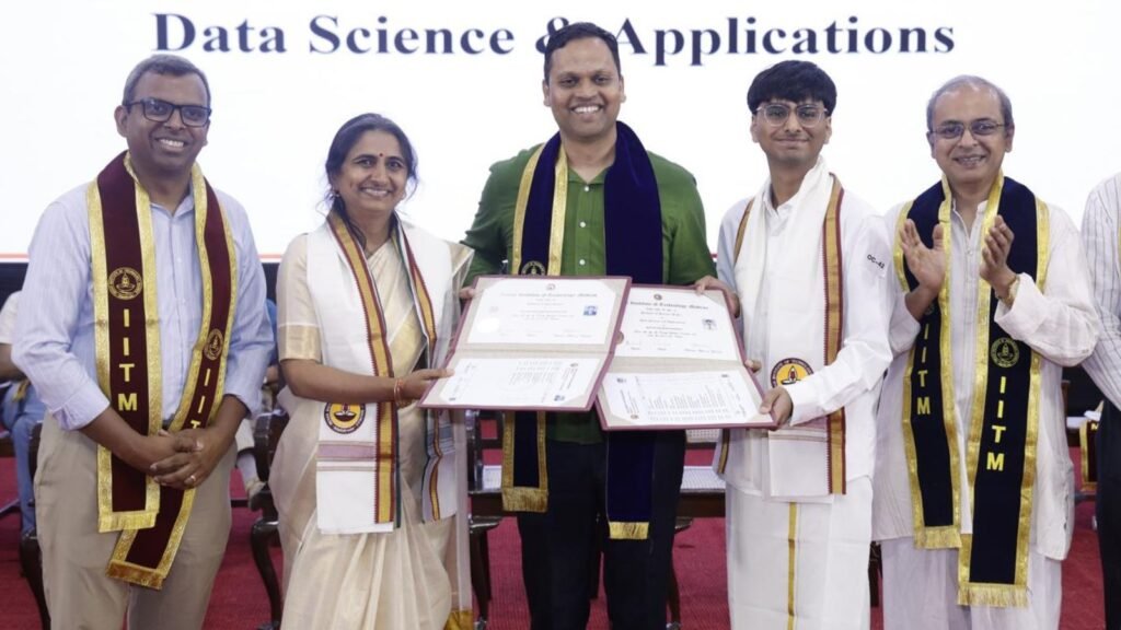 Mother and son, 45 and 21, collected their IIT Madras degrees on the same stage | Education News