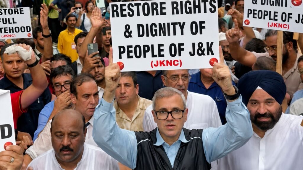 The other Jantar Mantar protest: When CJP’s ‘Sansad Chalo’ eclipsed Omar Abdullah’s statehood demand | India News