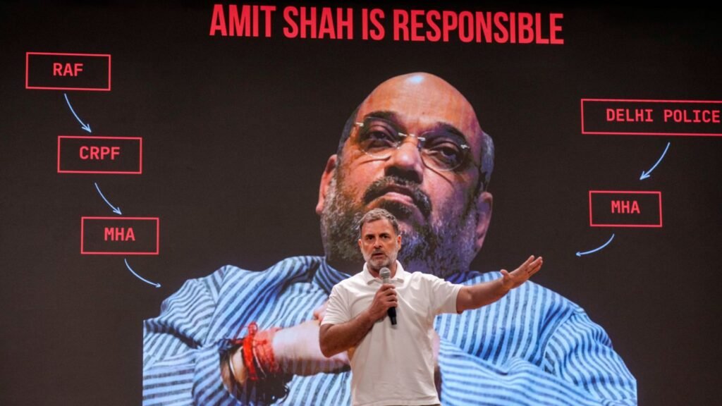 Amit Shah ‘culpable or incompetent’, sack him for crackdown on students: Rahul Gandhi | India News
