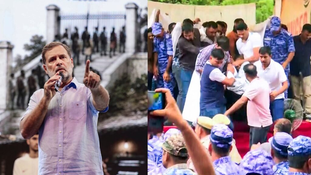 ‘Violence a core tenet of Modi govt’: Rahul Gandhi condemns Sonam Wangchuk’s removal from Jantar Mantar | India News
