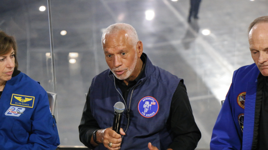 NASA’s retired astronauts are hitting the road to get young people to vote: ‘one small step for you, and one giant leap for our country.’