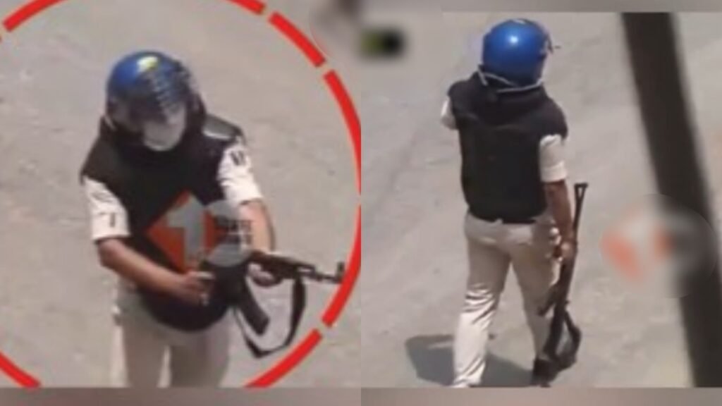 Bihar policeman, seen firing AK-47 during protests, suspended | India News