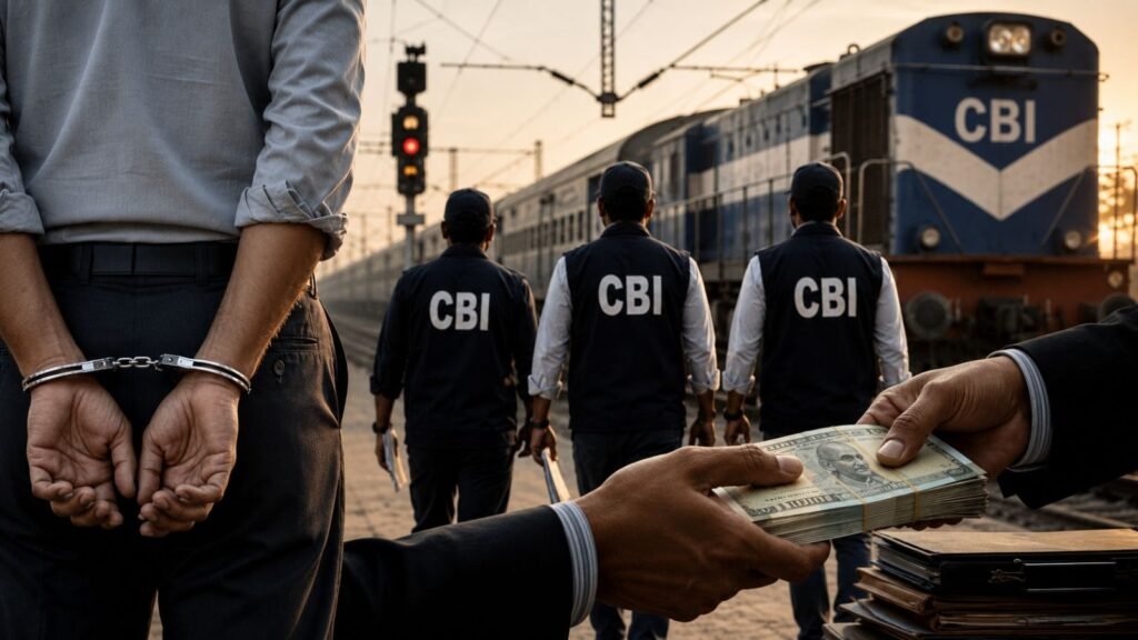 CBI arrests 3 railway officials in bribery cases across Mumbai, Varanasi and Howrah
