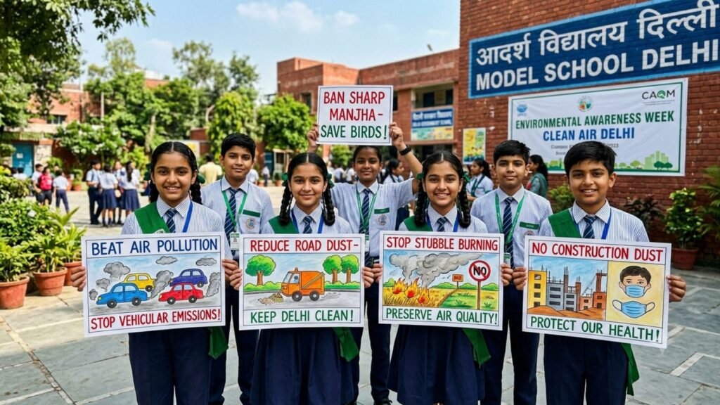 Delhi schools to hold year-long air pollution awareness activities | Education News