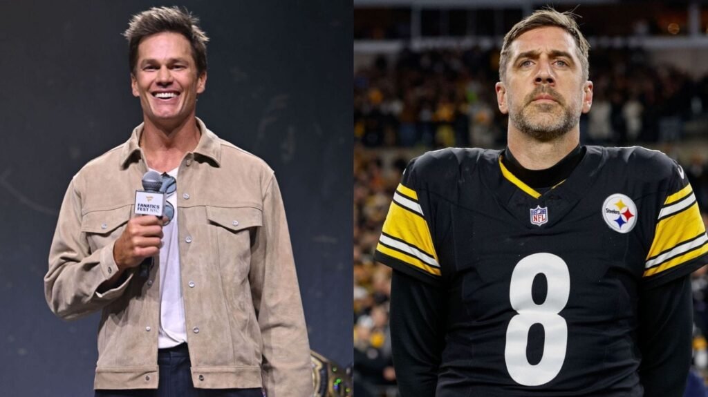 NFL analyst mocks Tom Brady as Aaron Rodgers reunites with estranged family while 7x champ goes through “midlife crisis”