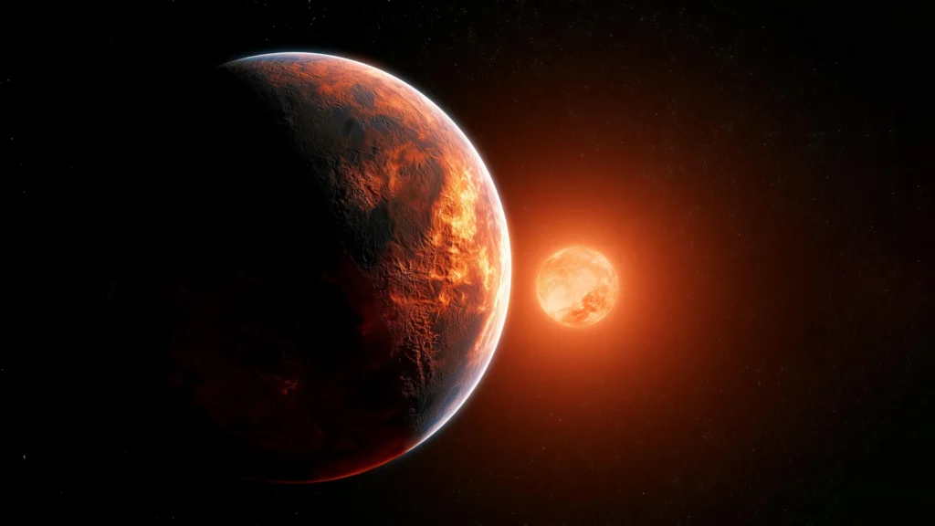 This alien planet never has sunrise or sunset. It may support life