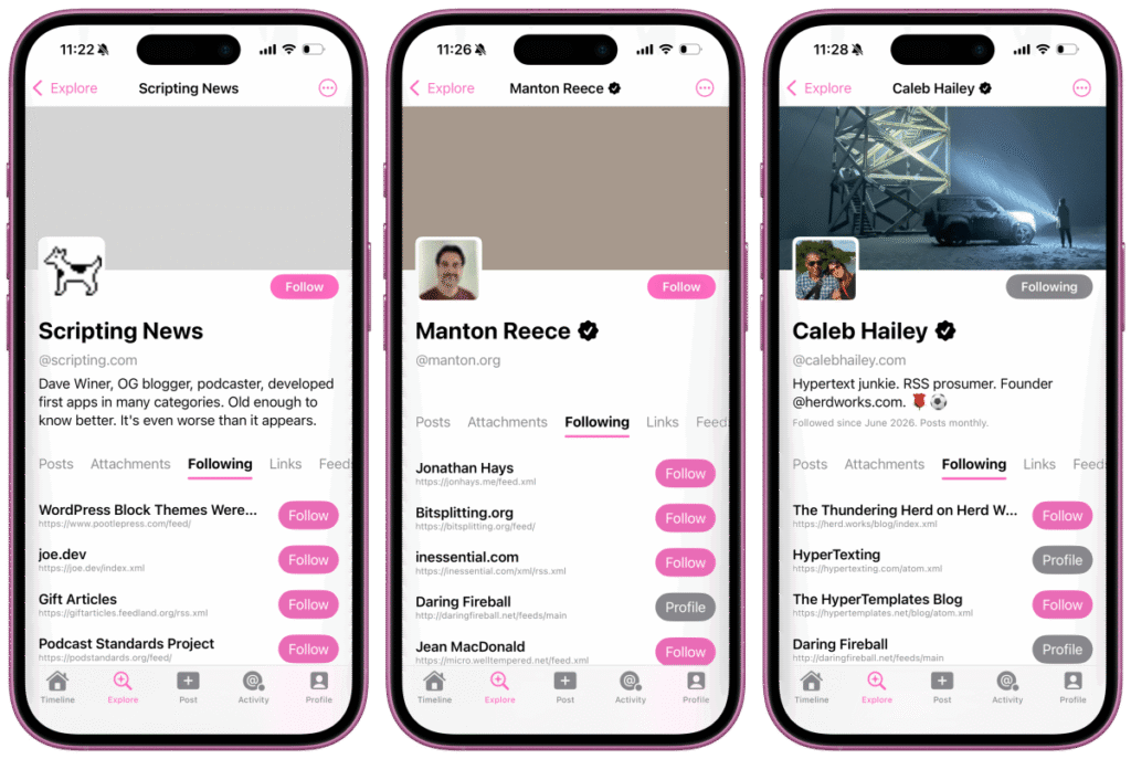 A new app, HyperTexting, turns the open web into a scrollable social media-like feed