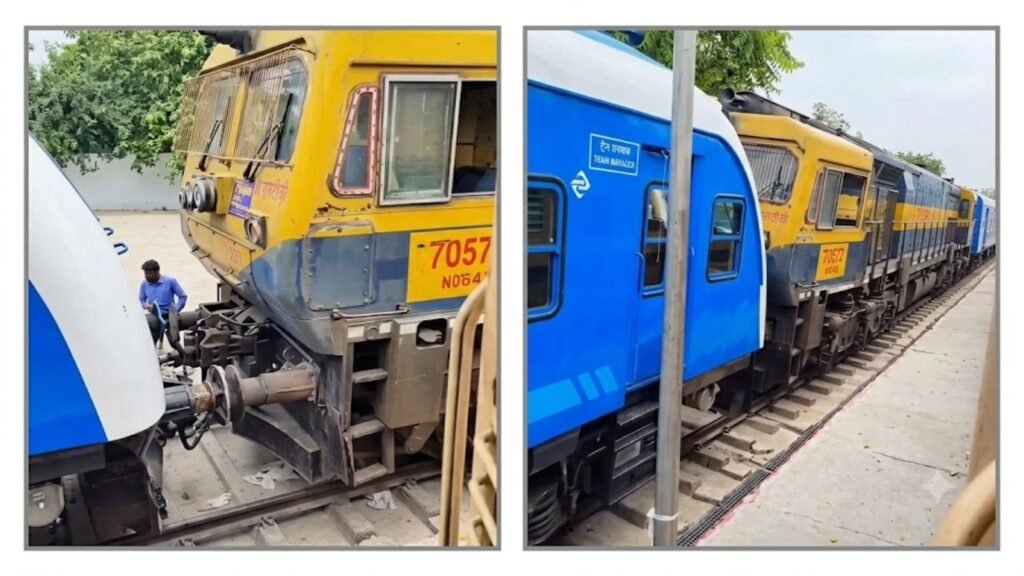 Viral video of hydrogen train pulled by diesel engine; Indian Railways issues clarification
