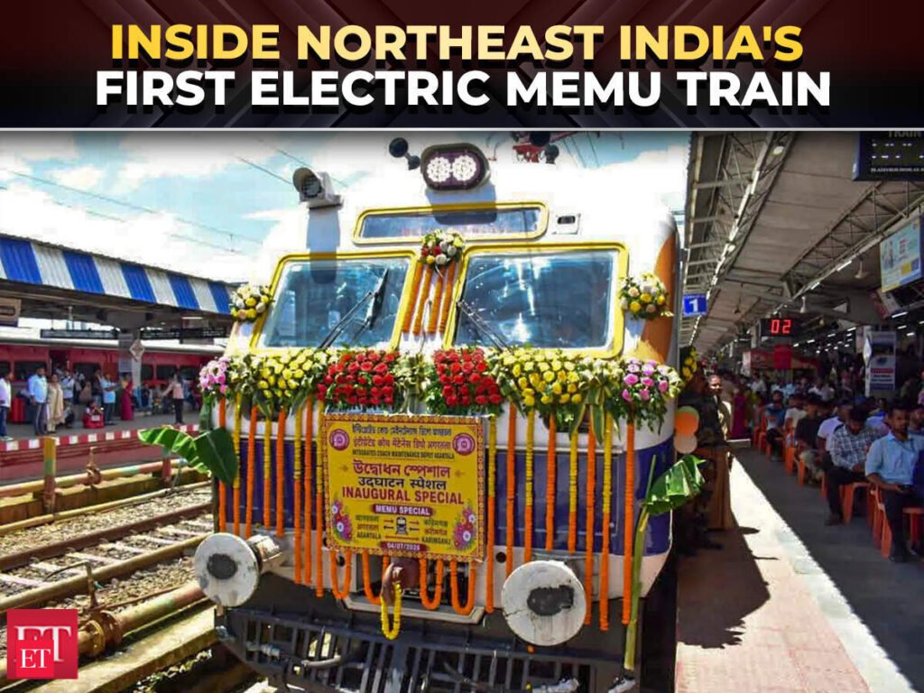 Indian Railways launches first MEMU train in Northeast, boosting Tripura-Assam connectivity – The Economic Times Video