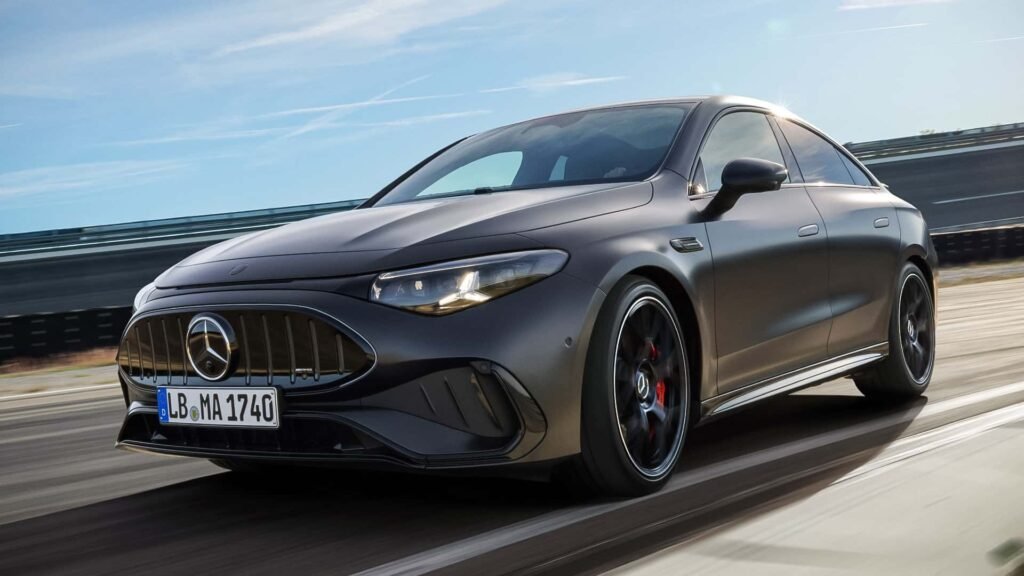 The New Mercedes-AMG CLA EV’s Huge Power Comes From Three Tiny Motors