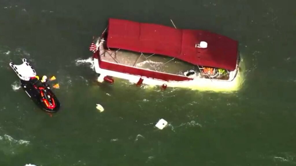 One dead after San Francisco Bay boat capsizes near Alcatraz, 3 missing