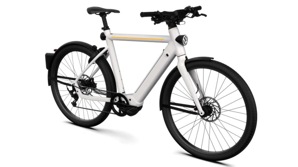 Volkswagen’s E-Bike Tries To Keep You Safe With A Rearview Camera And Smart Helmet