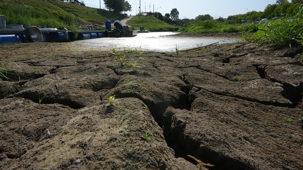 Italy: Po River runs low amid prolonged heat and drought