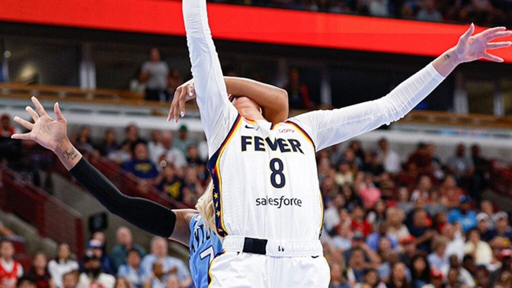 WNBA media defends DiJonai Carrington after dangerous Sophie Cunningham hit reveals glaring bias