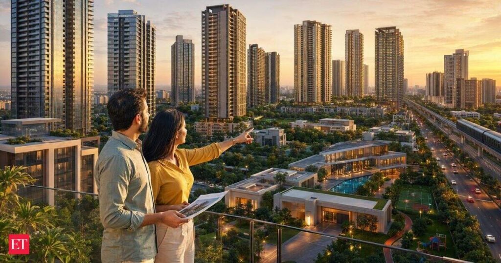Listed developers’ pre-sales set to jump 22% to ₹1.82 lakh crore in FY27