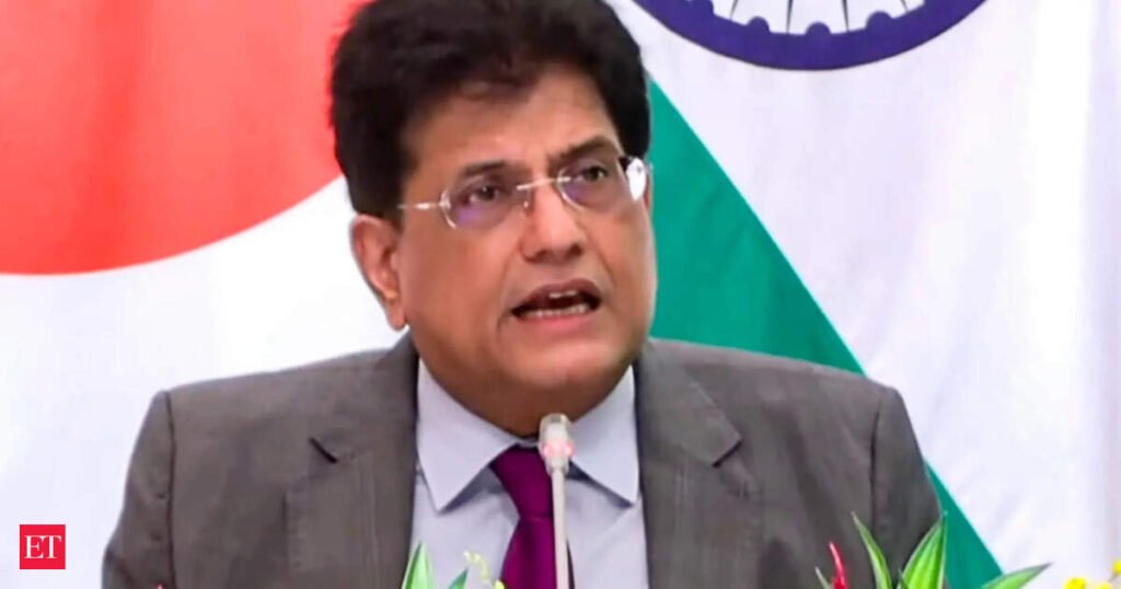 Piyush Goyal proposes startup pitching series with Japan