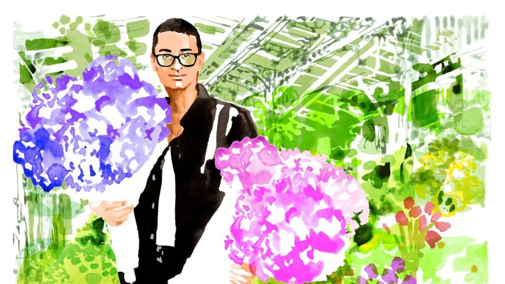 For His First Paris Show, Christian Siriano Bought and Arranged the Flowers Himself