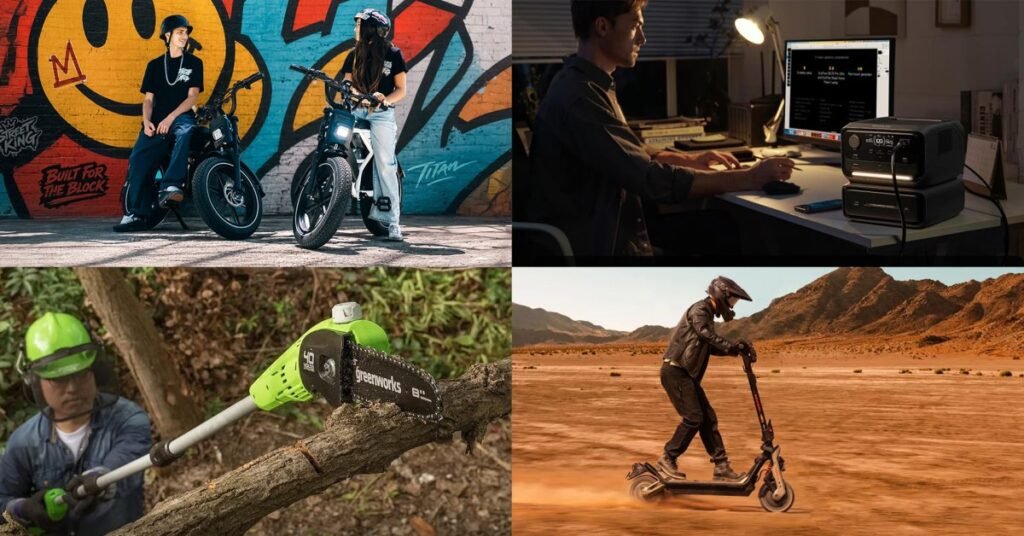 Heybike Titan moto-inspired full suspension e-bike launch, EcoFlow 572Wh RIVER 3 Plus power station bundle $319, Segway, more