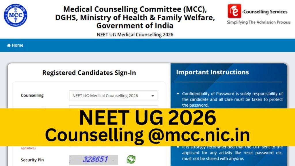 NEET UG Counselling 2026 begins today: Official websites, required documents, key changes in MCC process | Education News
