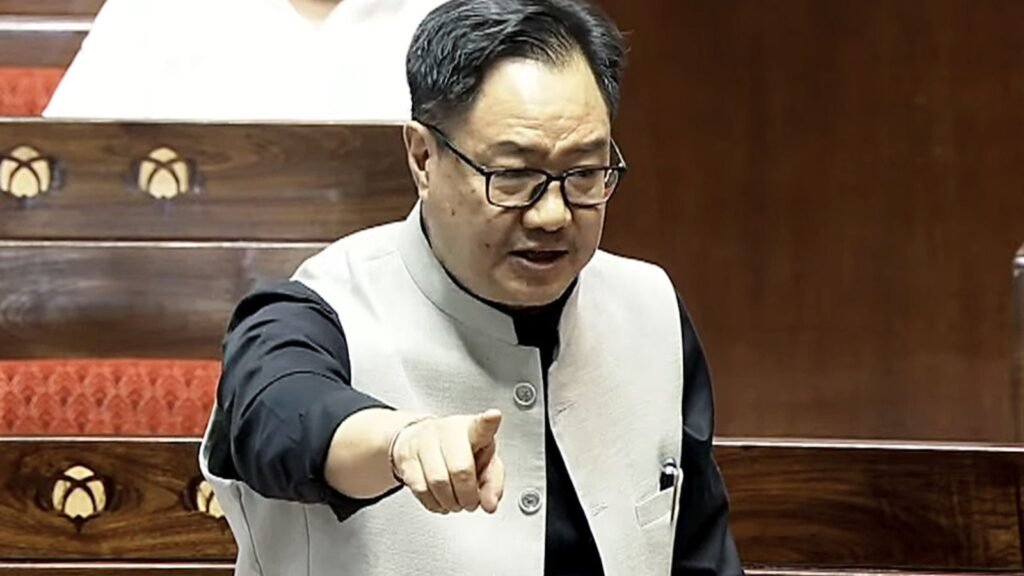 Opposition can’t dictate which minister will come to House and respond: Rijiju | India News