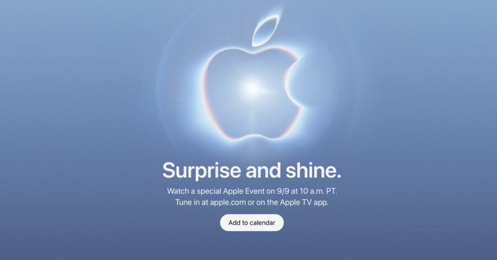 Apple announces September iPhone launch event
