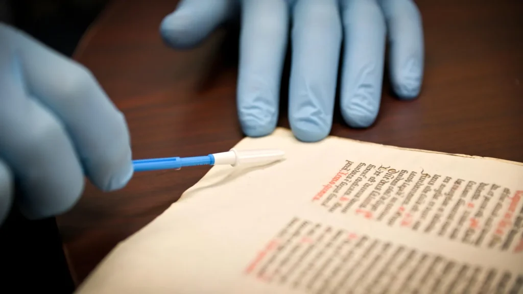 The secret hidden in these ancient manuscripts isn’t written in ink