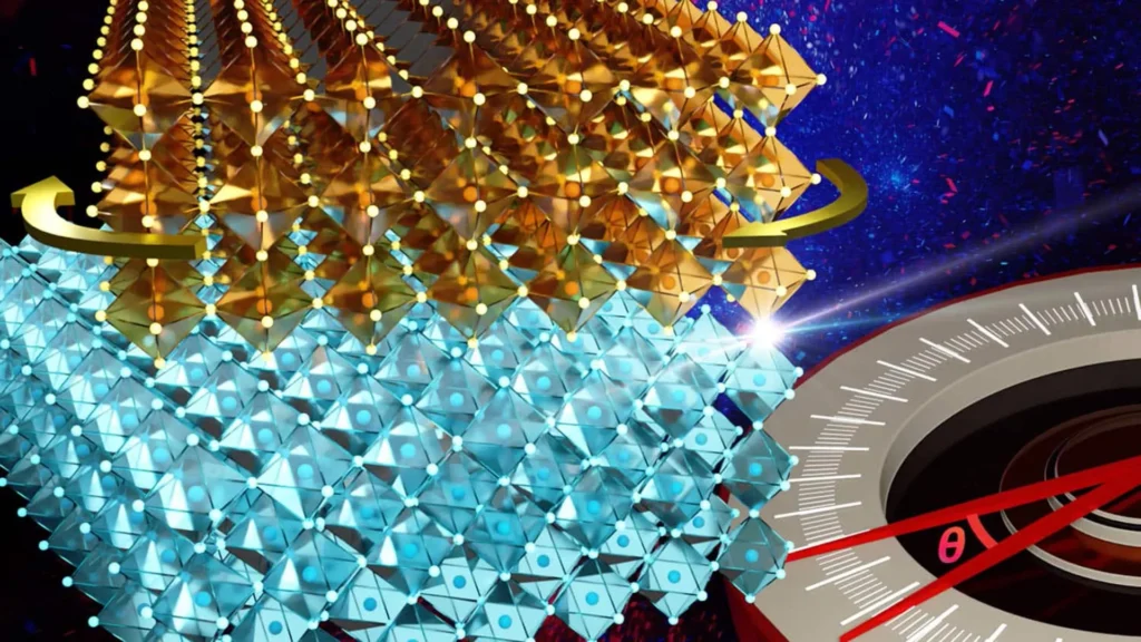Scientists twist crystal layers and reshape matter from within