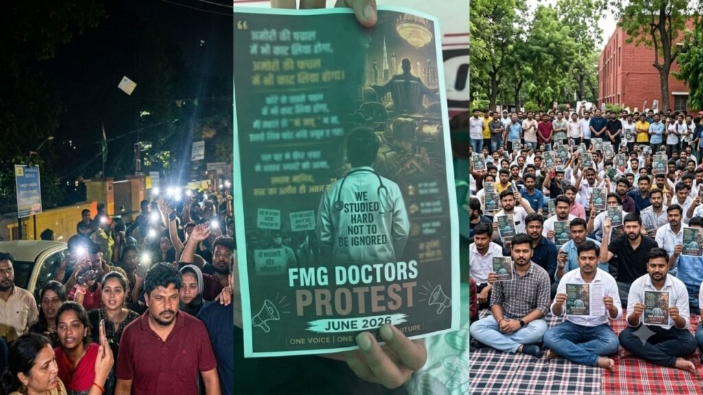 Why Indian foreign medical graduates are back protesting FMGE, weeks after NBEMS offered assurances | Education News