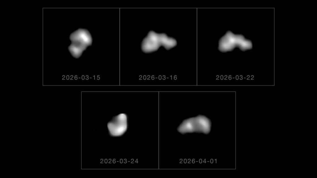 The 1st ‘three-headed’ asteroid photo of the day for Aug. 3, 2026