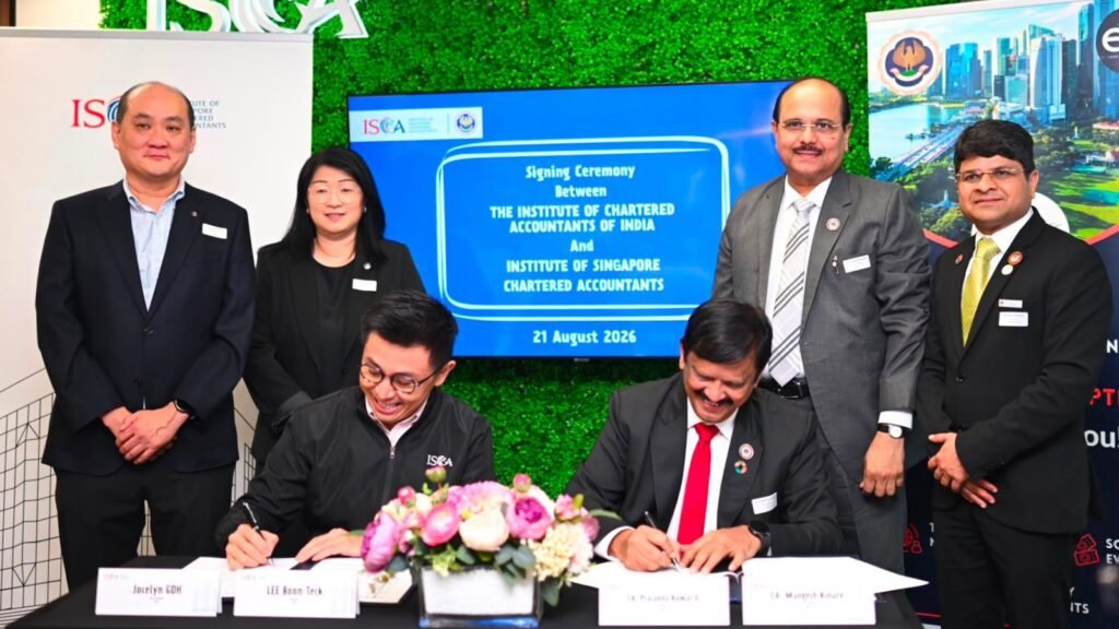 Indian CAs Set for Major Singapore Boost as ICAI and ISCA Move Toward Full Mutual Recognition