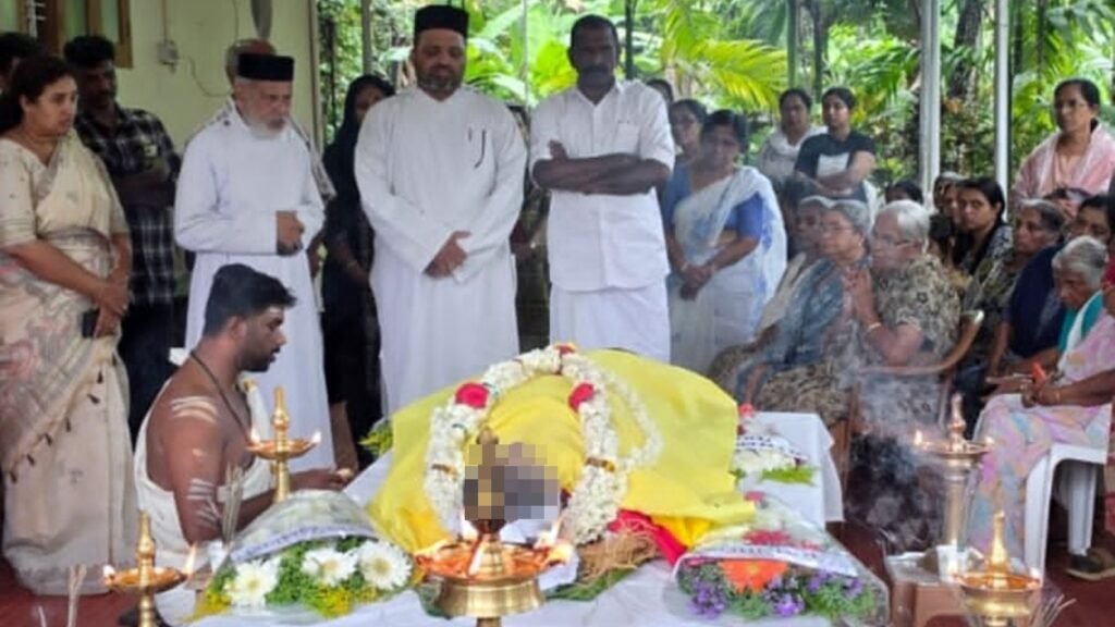 A Kerala story: Hindu rites at Christian priest home as family bids adieu to help of 26 years | India News