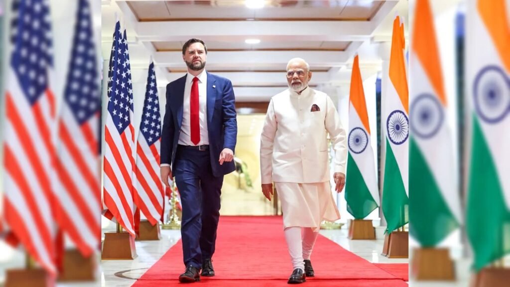 JD Vance dials Modi to discuss India-US ties, PM congratulates him on birth of son | India News