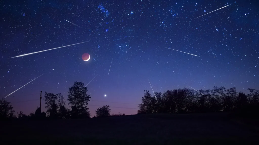 A solar eclipse and the Perseid meteor shower arrive on the same day