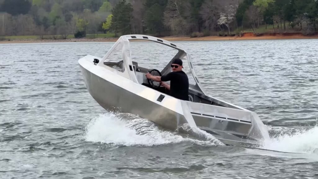 Tesla Never Made An Electric Jet Boat, So This YouTuber Built One Himself